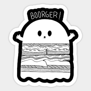 Boorger Sticker